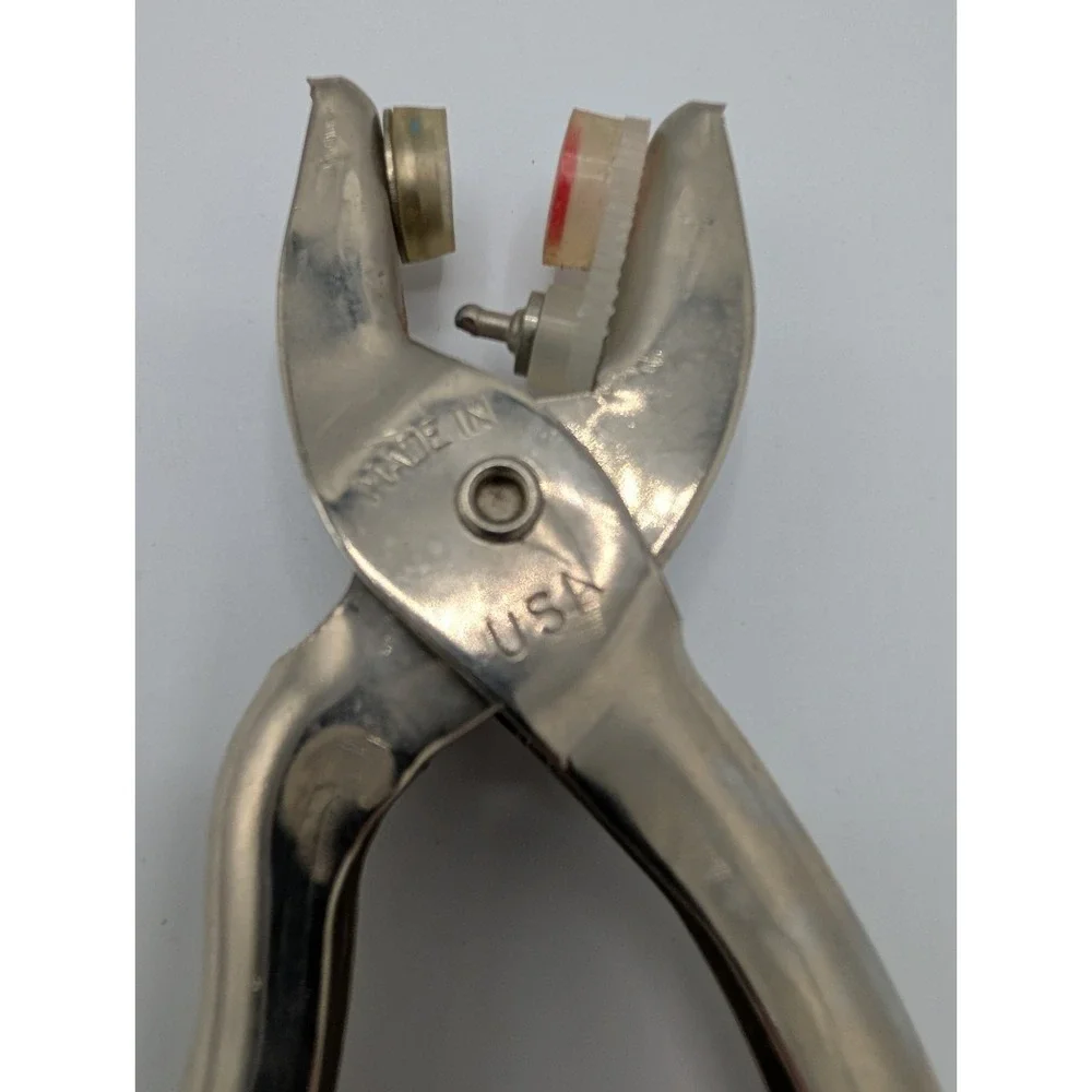 Vintage‎ Scovill Snap Metal Rivet Punch Grommet Pliers Tool, Oakville USA